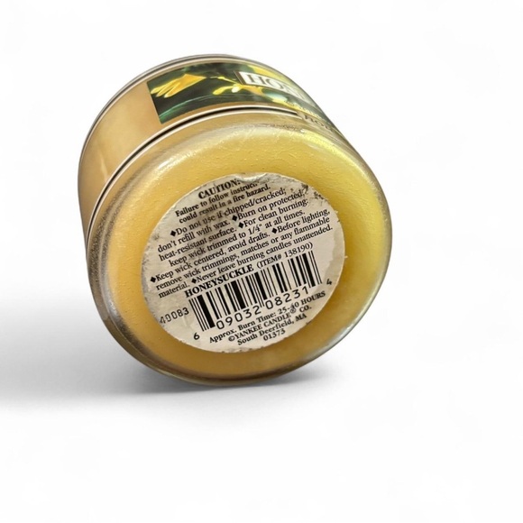 Yankee Candle Honeysuckle 3.7 oz Housewarmer Jar Rare Retired Scent - Picture 4 of 4